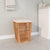 Bathroom Stool 40.5x40.5x56 cm Solid Wood Walnut