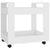 Desk Trolley White 60x45x60 cm Engineered Wood