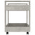 Desk Trolley Concrete Grey 60x45x60 cm Engineered Wood