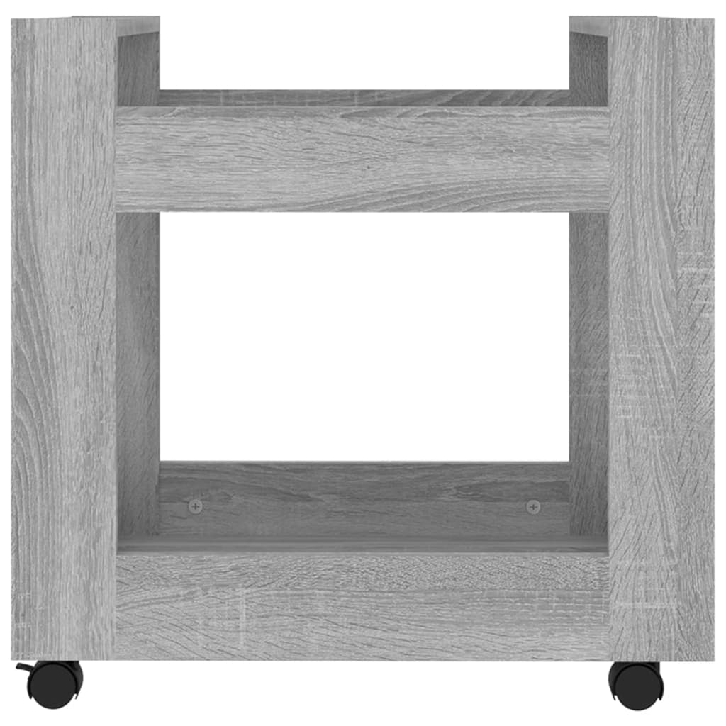 Desk Trolley Grey Sonoma 60x45x60 cm Engineered Wood