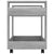 Desk Trolley Grey Sonoma 60x45x60 cm Engineered Wood
