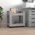 Desk Trolley Grey Sonoma 60x45x60 cm Engineered Wood