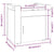 Desk Trolley White 60x45x60 cm Engineered Wood