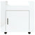 Desk Trolley High Gloss White 60x45x60 cm Engineered Wood