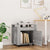Desk Trolley Grey Sonoma 60x45x60 cm Engineered Wood