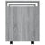 Desk Trolley Grey Sonoma 60x45x60 cm Engineered Wood