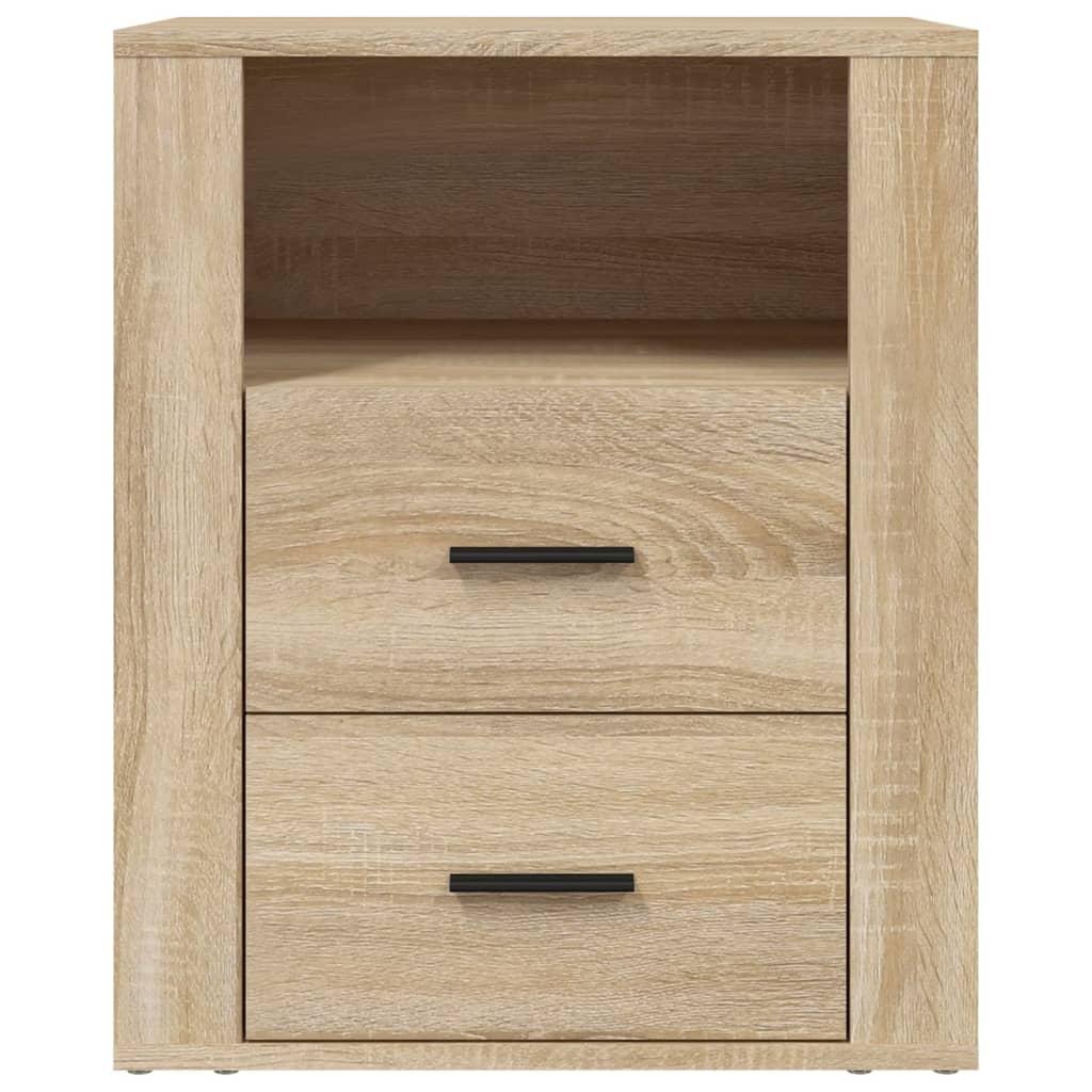Bedside Cabinet Sonoma Oak 50x36x60 cm Engineered Wood