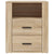 Bedside Cabinet Sonoma Oak 50x36x60 cm Engineered Wood