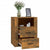 Bedside Cabinet Smoked Oak 50x36x60 cm Engineered Wood