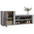 Shoe Cabinet Grey Sonoma 130x35x54 cm Engineered Wood