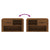 Shoe Cabinet Brown Oak 80x35x45 cm Engineered Wood