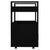 Kitchen Trolley Black 60x45x80 cm Engineered Wood