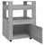 Kitchen Trolley Grey Sonoma 60x45x80 cm Engineered Wood