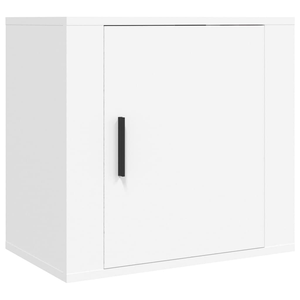 Wall-mounted Bedside Cabinet White 50x30x47 cm