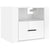 Wall-mounted Bedside Cabinet High Gloss White 50x36x40 cm