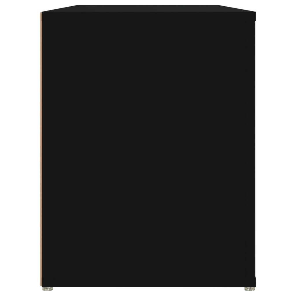 Shoe Rack Black 100x35x45 cm Engineered Wood