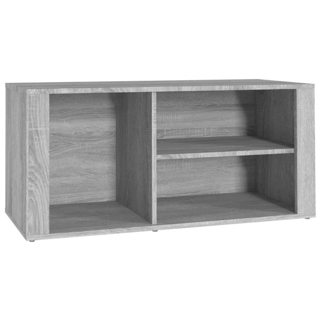 Shoe Cabinet Grey Sonoma 100x35x45 cm Engineered Wood