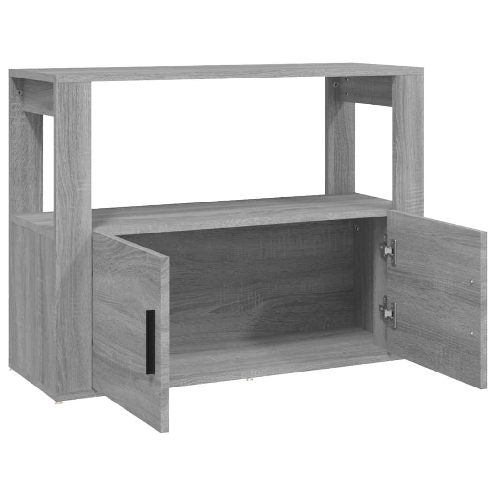 Sideboard Grey Sonoma 80x30x60 cm Engineered Wood