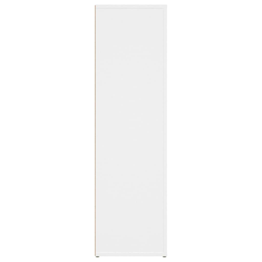 Sideboard White 80x30x106 cm Engineered Wood