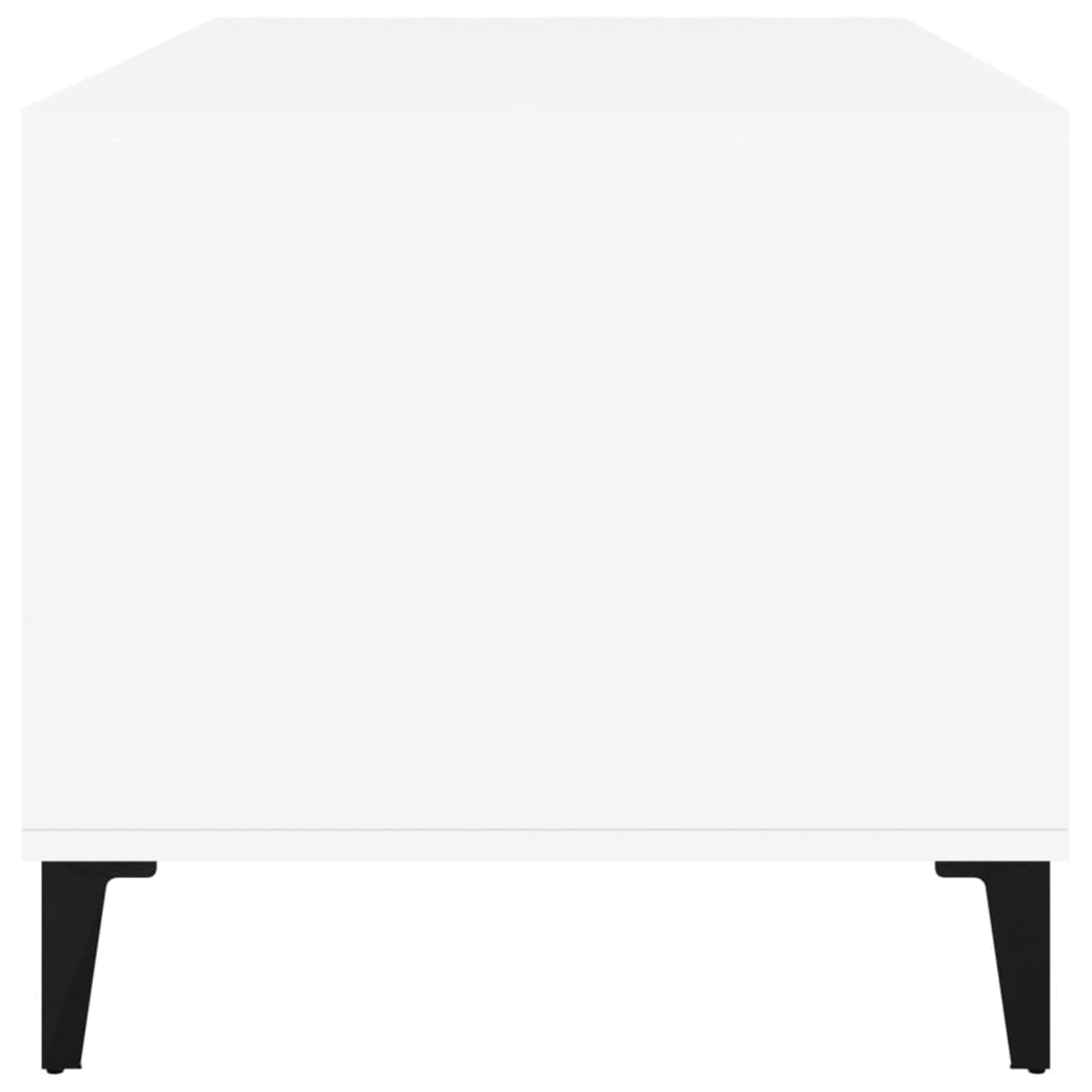 Coffee Table  White 90x49x45 cm Engineered Wood