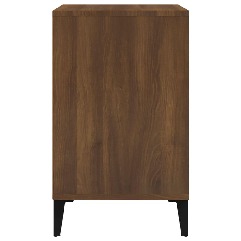 Shoe Cabinet Brown Oak 102x36x60 cm Engineered Wood