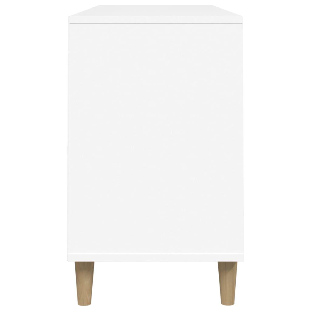 Shoe Cabinet White 102x36x60 cm Engineered Wood