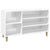 Shoe Cabinet High Gloss White 102x36x60 cm Engineered Wood