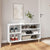 Shoe Cabinet High Gloss White 102x36x60 cm Engineered Wood