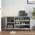 Shoe Cabinet Grey Sonoma 102x36x60 cm Engineered Wood