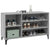 Shoe Cabinet Grey Sonoma 102x36x60 cm Engineered Wood