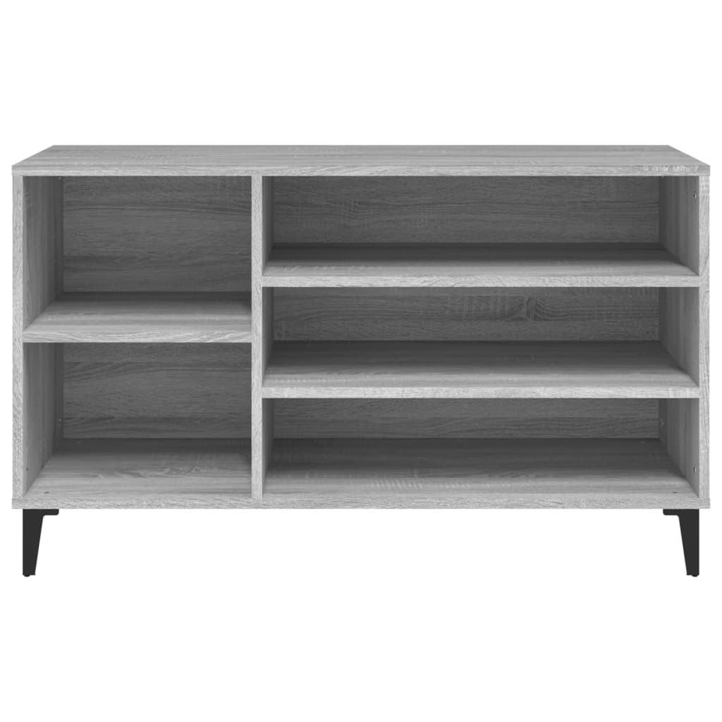 Shoe Cabinet Grey Sonoma 102x36x60 cm Engineered Wood