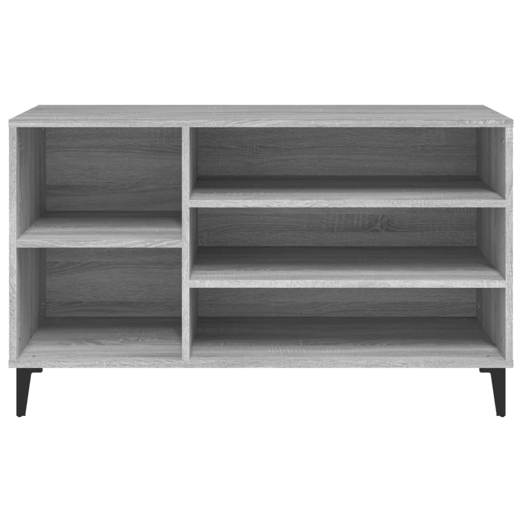 Shoe Cabinet Grey Sonoma 102x36x60 cm Engineered Wood