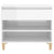Shoe Cabinet High Gloss White 70x36x60 cm Engineered Wood