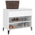 Shoe Cabinet White 70x36x60 cm Engineered Wood