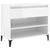 Shoe Cabinet High Gloss White 70x36x60 cm Engineered Wood