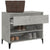 Shoe Cabinet Concrete Grey 70x36x60 cm Engineered Wood