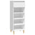 Shoe Cabinet White 40x36x105 cm Engineered Wood