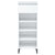 Shoe Rack High Gloss White 40x36x105 cm Engineered Wood