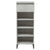 Shoe Rack Concrete Grey 40x36x105 cm Engineered Wood