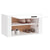 Wall-mounted Shoe Cabinet White 70x35x38 cm Engineered Wood