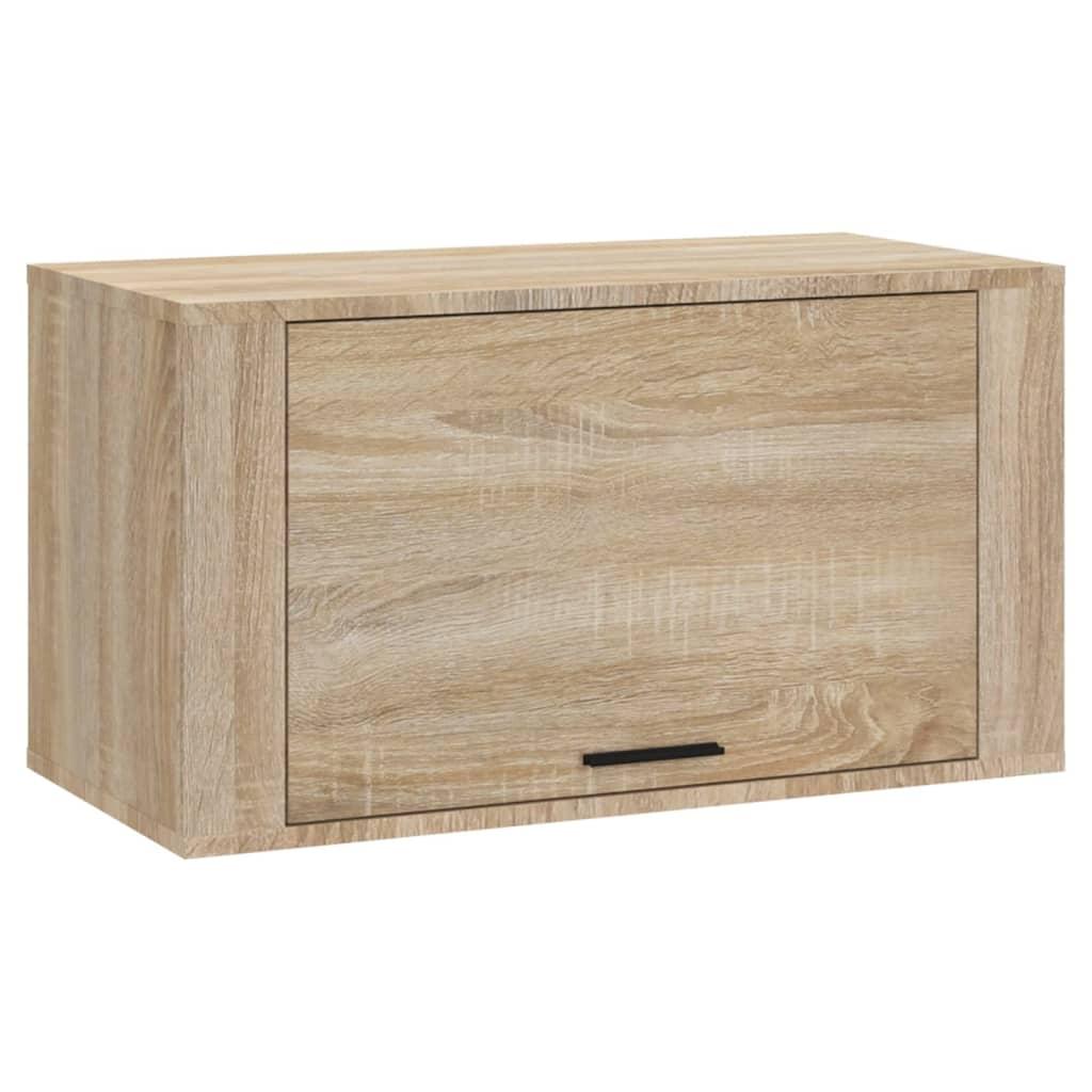 Wall-mounted Shoe Cabinet Sonoma Oak 70x35x38 cm Engineered Wood