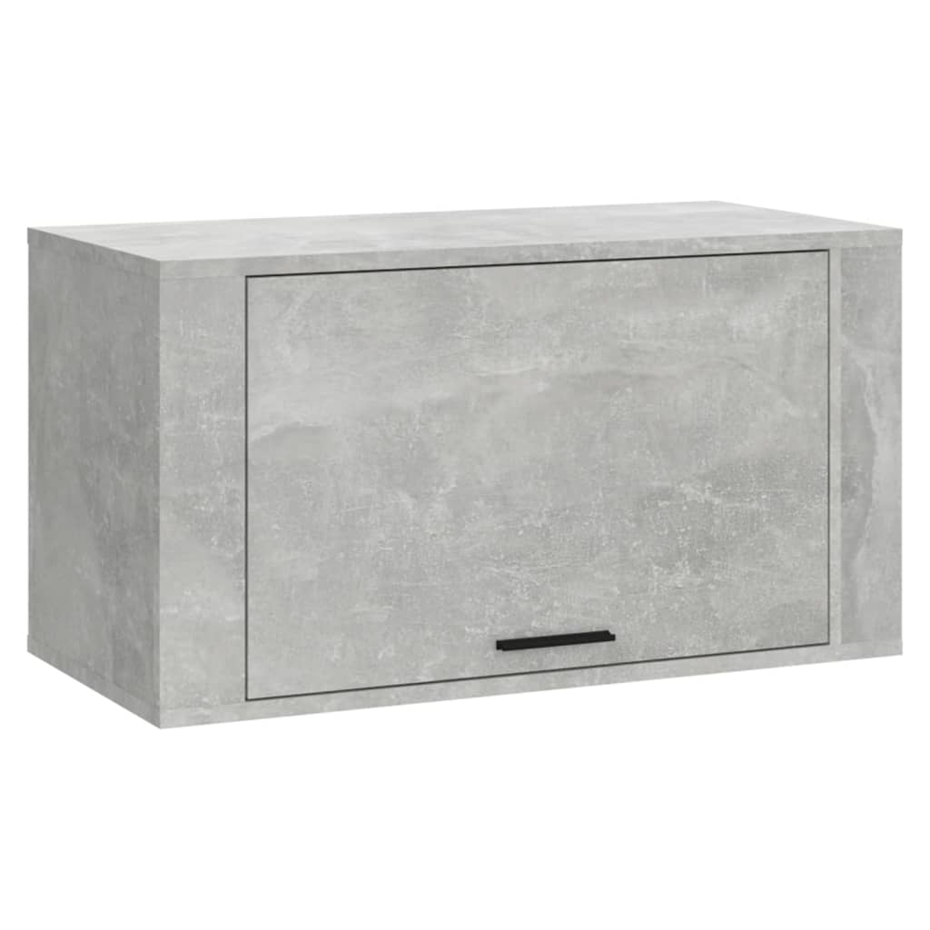 Wall-mounted Shoe Cabinet Concrete Grey 70x35x38 cm Engineered Wood
