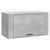 Wall-mounted Shoe Cabinet Concrete Grey 70x35x38 cm Engineered Wood