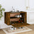 Wall-mounted Shoe Cabinet Smoked Oak 70x35x38 cm Solid Wood Pine