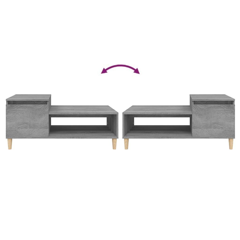 Coffee Table Grey Sonoma 100x50x45 cm Engineered Wood