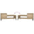 Coffee Table Sonoma Oak 100x50x45 cm Engineered Wood