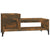 Coffee Table Smoked Oak 100x50x45 cm Engineered Wood