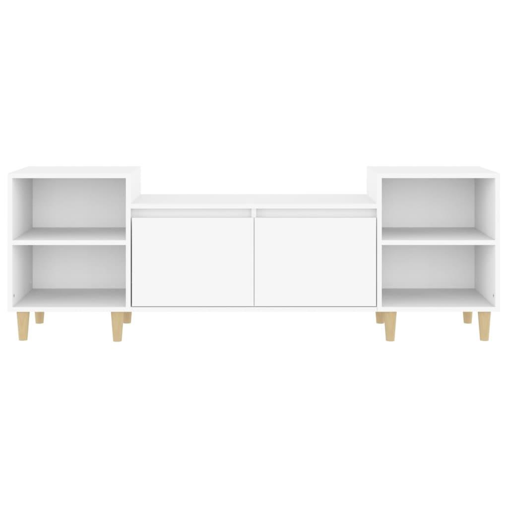 TV Cabinet White 160x35x55 cm Engineered Wood