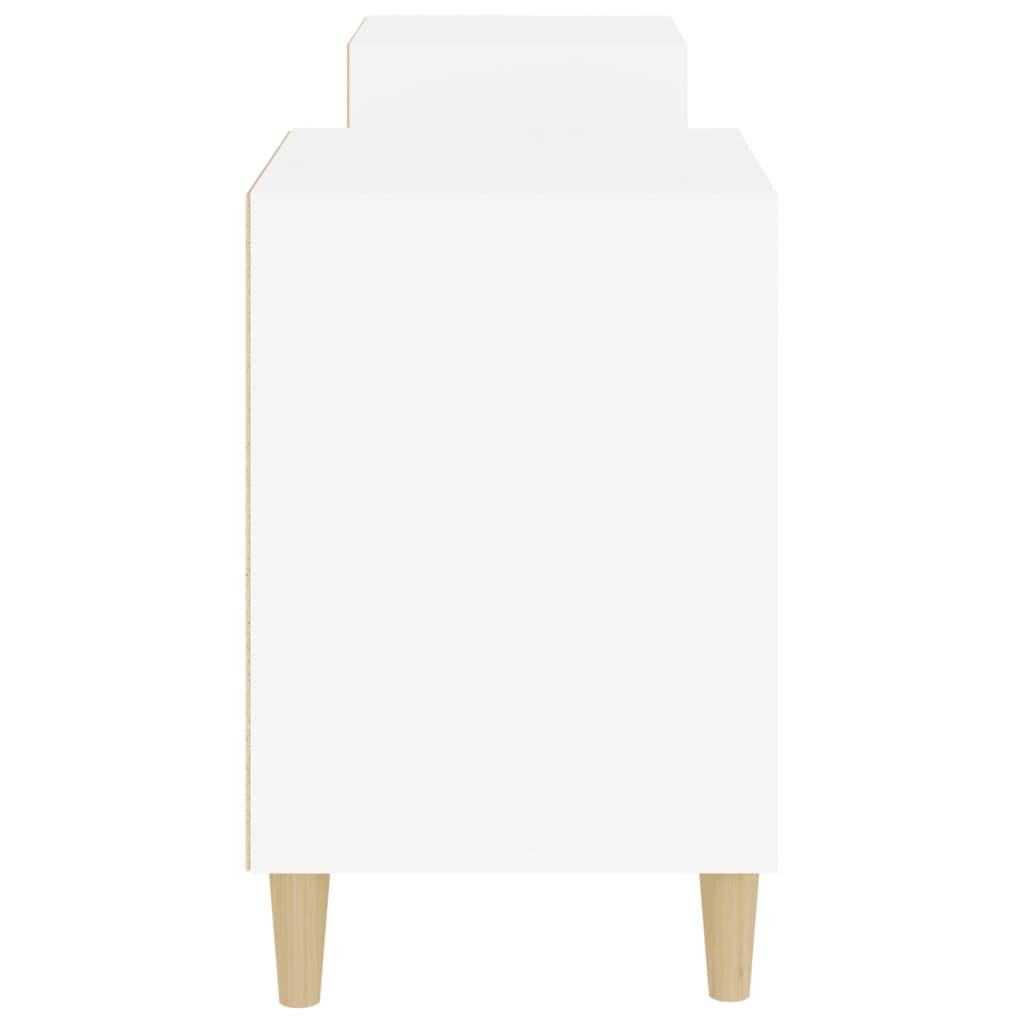 TV Cabinet White 160x35x55 cm Engineered Wood