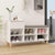 Shoe Cabinet White 102x36x60 cm Engineered Wood